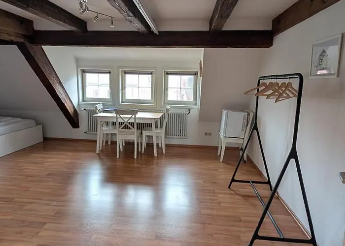 Triple In A Historic Half-timbered House 公寓 罗滕堡