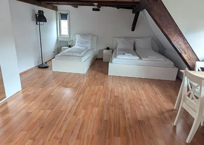 Triple In A Historic Half-timbered House 公寓