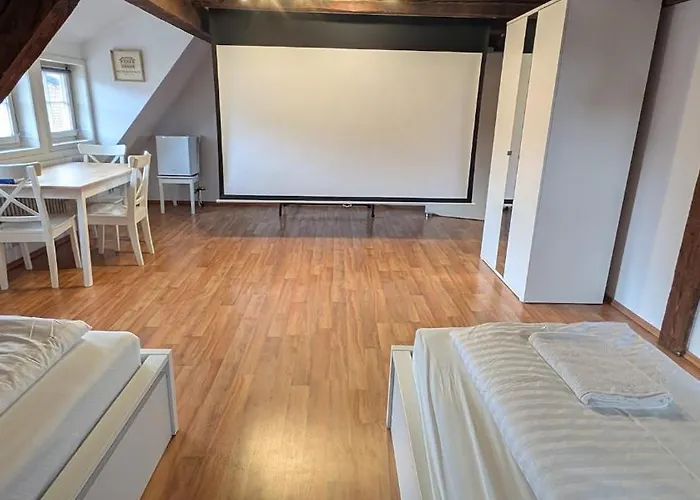 Triple In A Historic Half-timbered House *