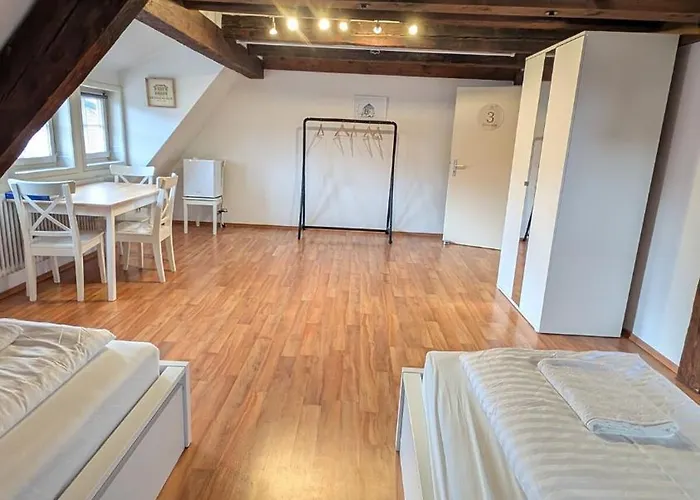 Triple In A Historic Half-timbered House 罗滕堡